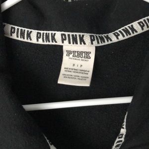 PINK Victoria's Secret Sweaters - Pink cheetah print Half zip up sweater PINK Victoria's Secret Sweaters - Pink cheetah print Half zip up sweater